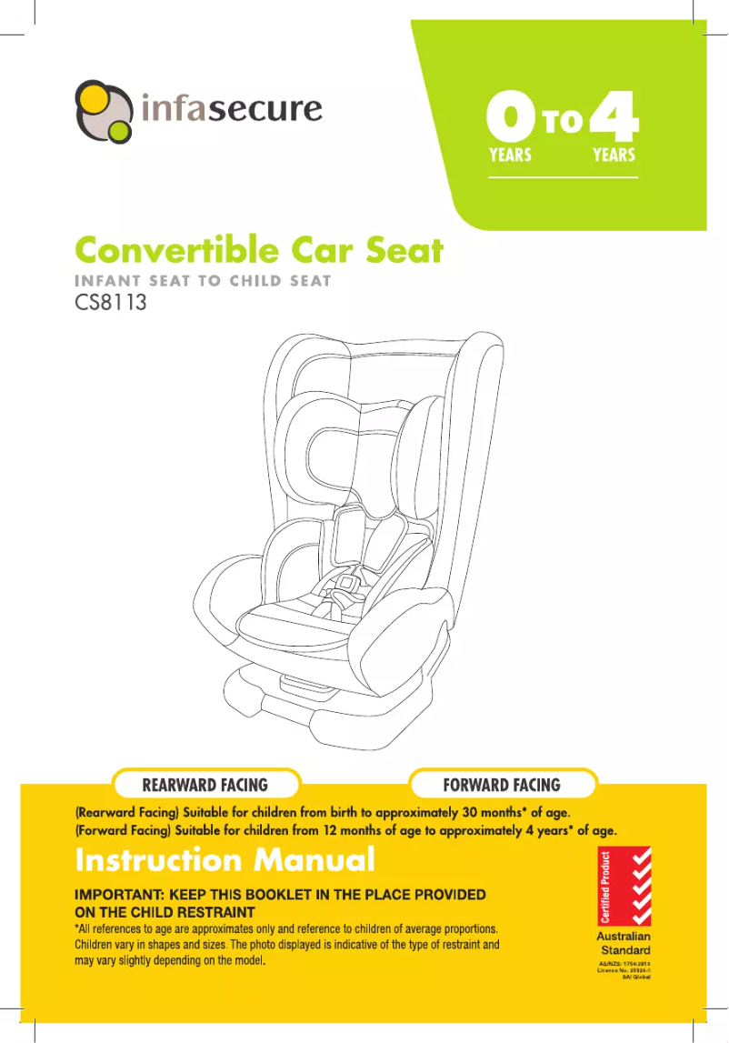 Página 1 del manual Manual de usuario InfaSecure Quattro Caprice Stripe