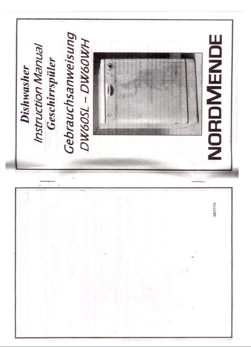 Page n°1 - Manuel utilisateur Nordmende DW60