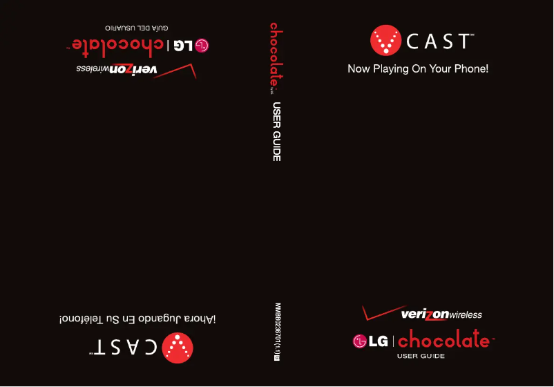 Page n°1 - Manuel utilisateur LG Chocolate VX8550