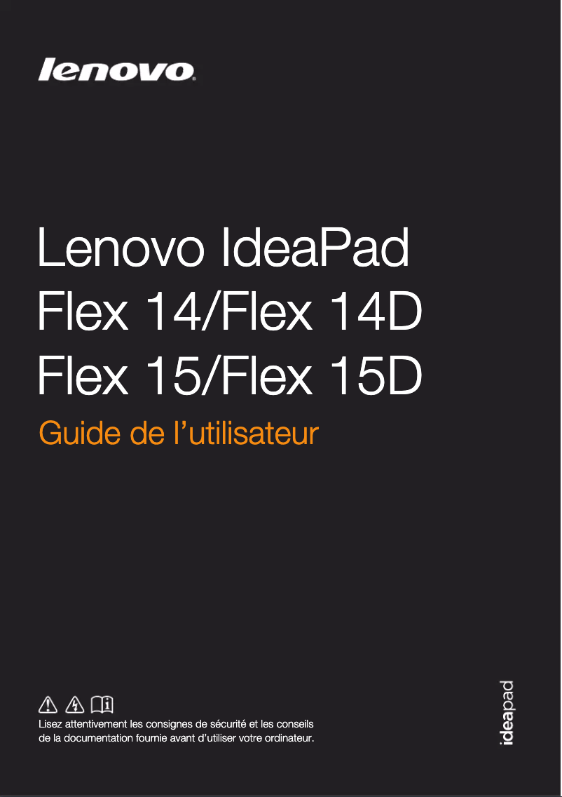 Página 1 del manual Manual de usuario Lenovo IdeaPad Flex 14