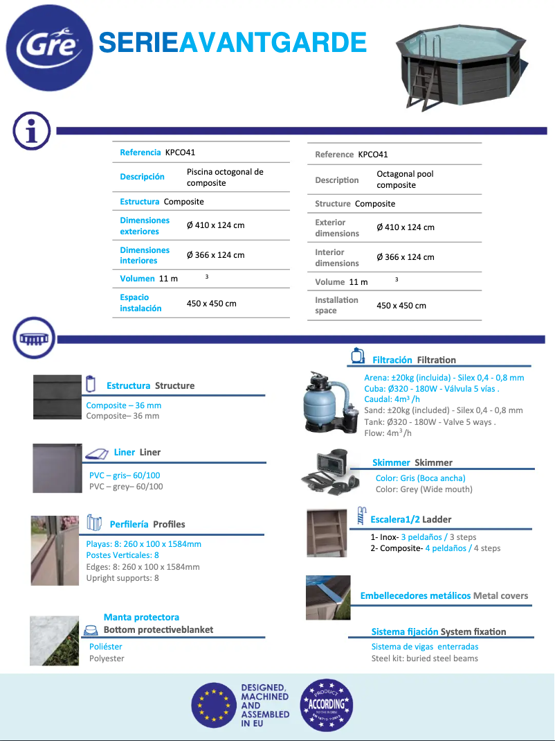 Page n°1 - Fiche technique Gre KPCO41