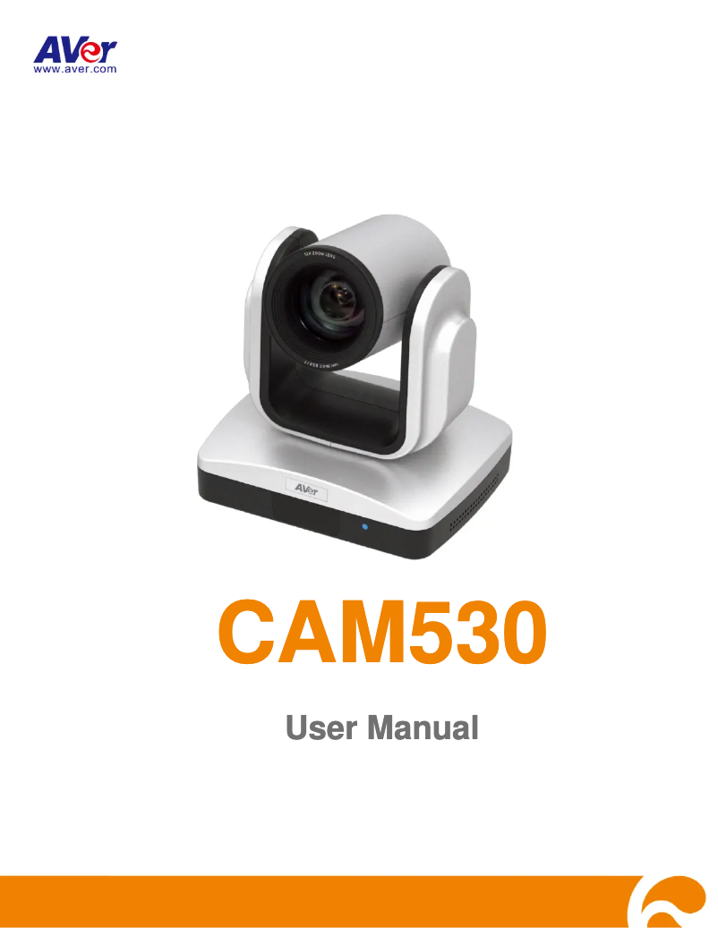 Page 1 de la notice Manuel utilisateur AVer CAM530