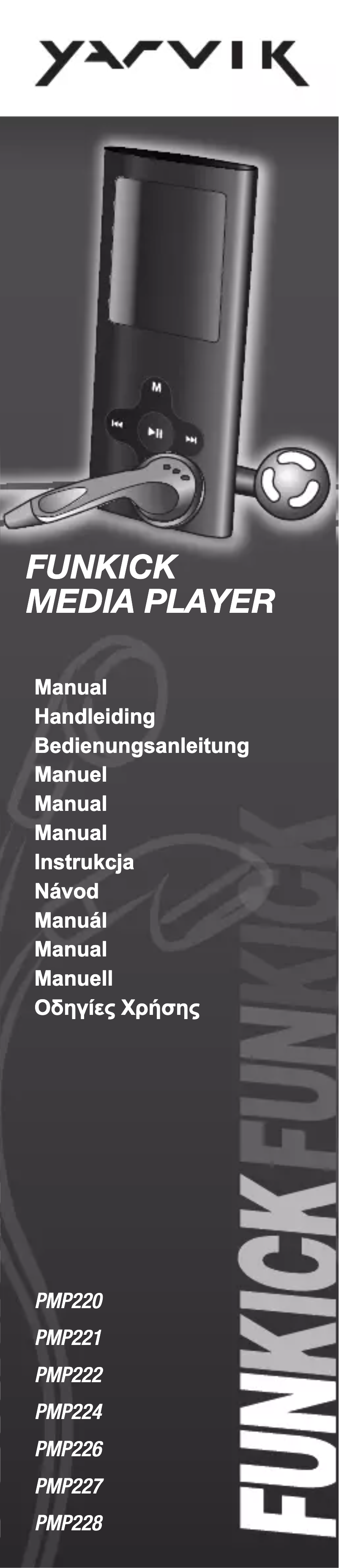 Page 1 de la notice Manuel utilisateur Yarvik Funkick PMP228