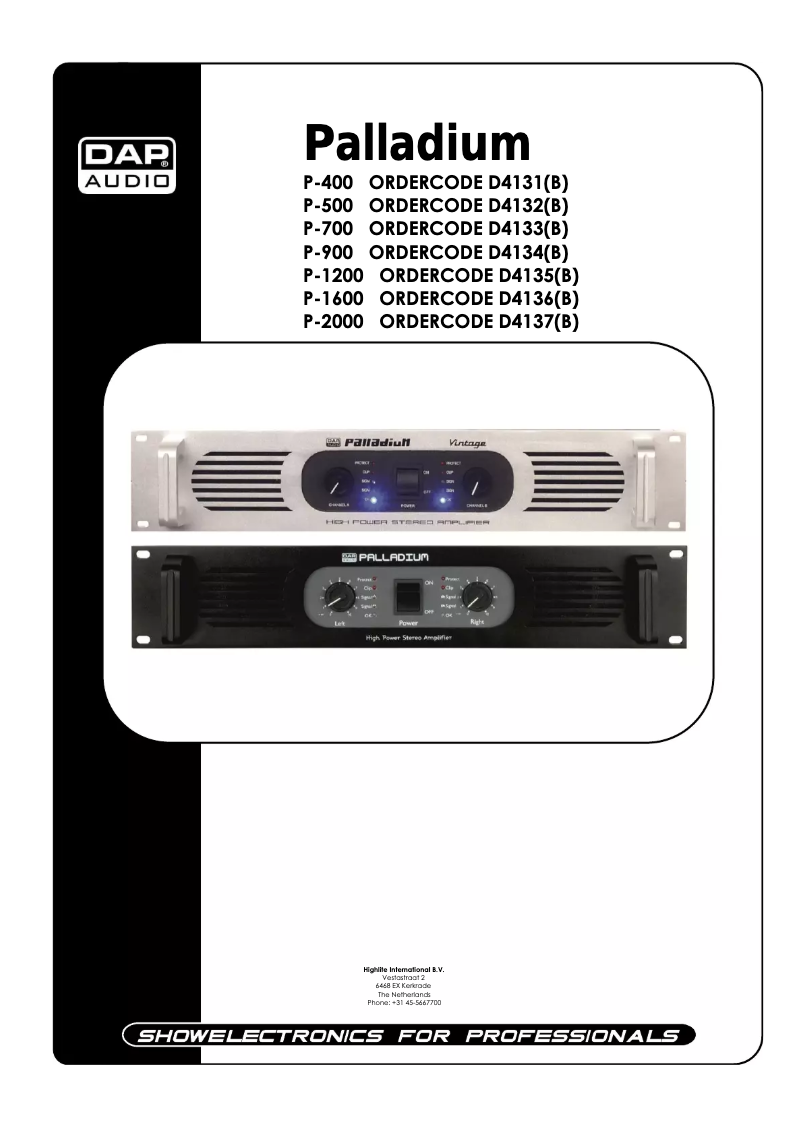 Image de la première page du manuel de l'appareil P-2000