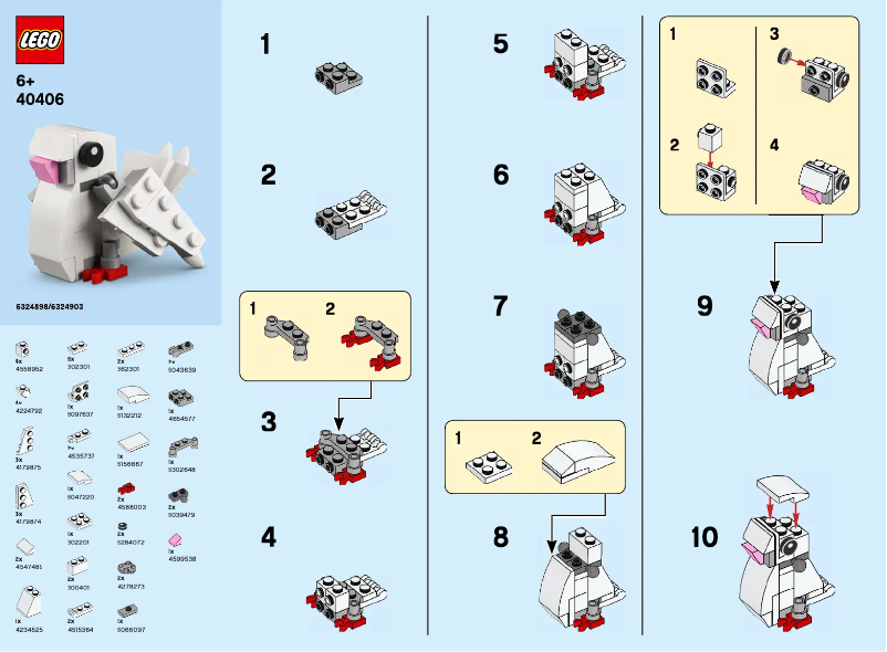 Page n°1 - Manuel utilisateur Lego Human Rights Day 40406