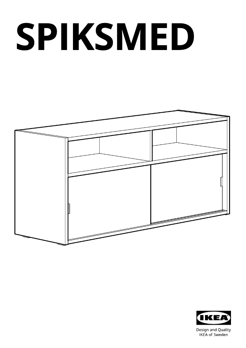 Image de la première page du manuel de l'appareil SPIKSMED 505.208.71