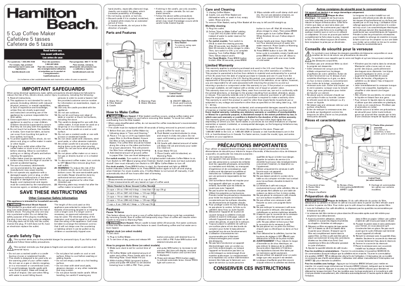 Image de la première page du manuel de l'appareil 46113