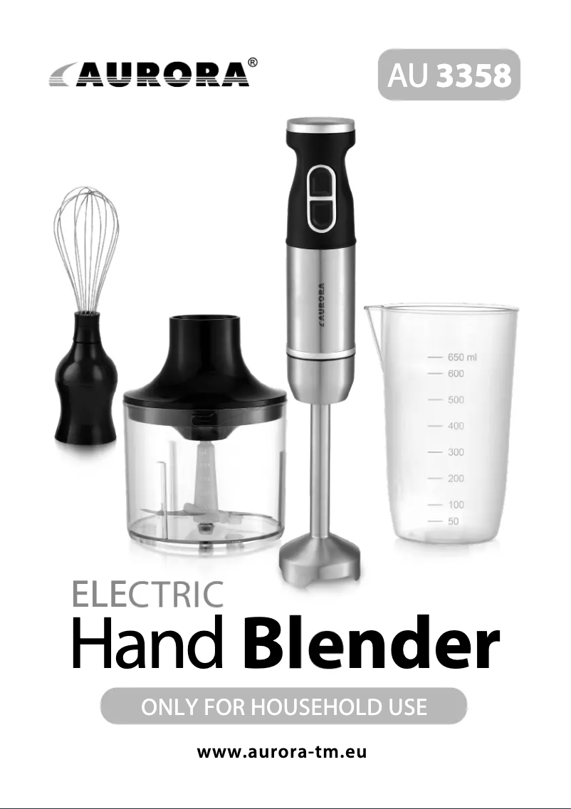 Page n°1 - Manuel utilisateur Aurora AU3358