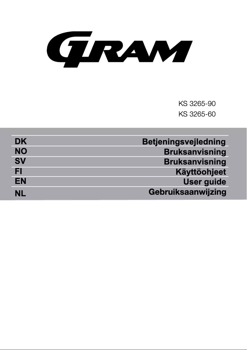 Imagen de la primera página del manual del dispositivo KS 3265-90