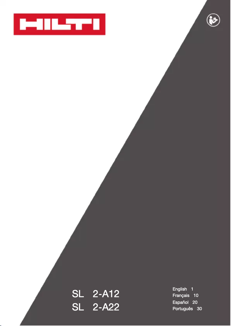 Page n°1 - Manuel utilisateur Hilti SL 2-A12