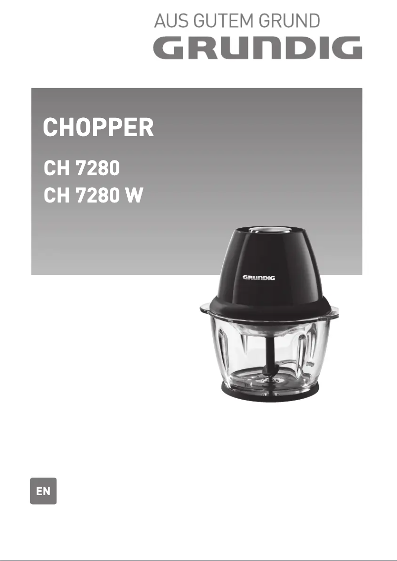 Page n°1 - Manuel utilisateur Grundig CH 7280 W