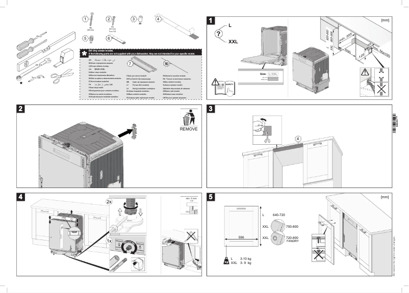 Page 1 de la notice Guide d'installation Hisense HV643D60UK