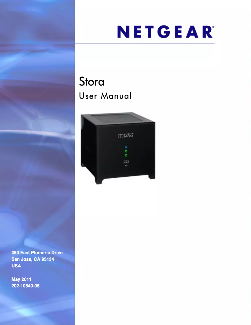 Page 1 de la notice Manuel utilisateur Netgear Stora MS2000