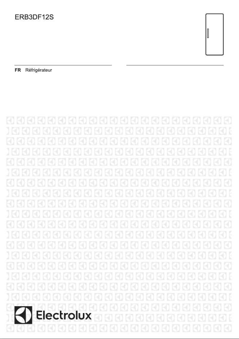 Page n°1 - Manuel utilisateur Electrolux ERB3DF12S