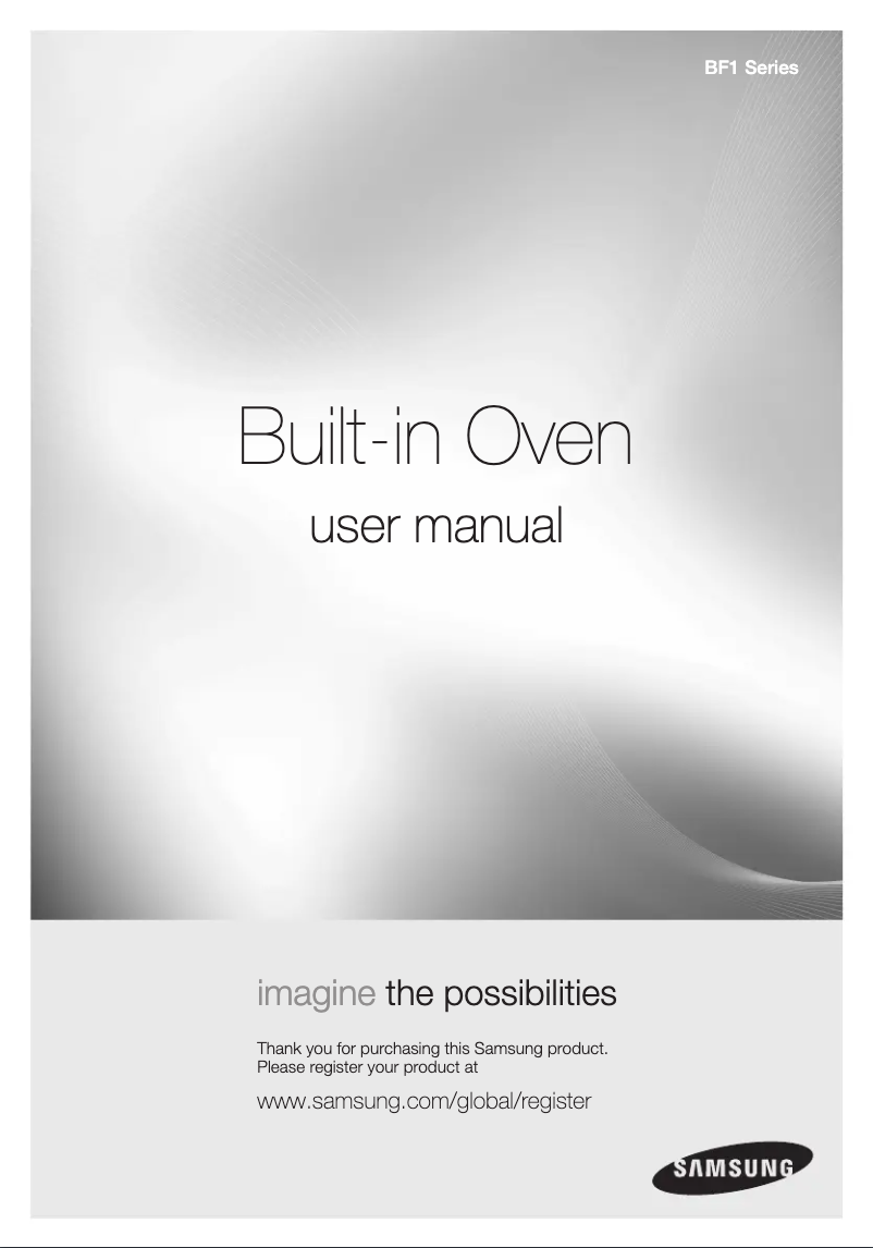 Página 1 del manual Manual de usuario Samsung BF1N3B008