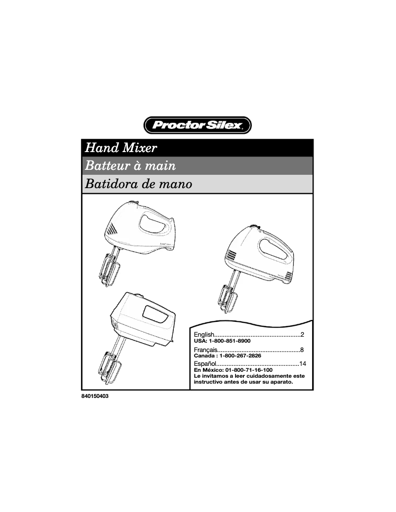 Imagen de la primera página del manual del dispositivo 62545Y