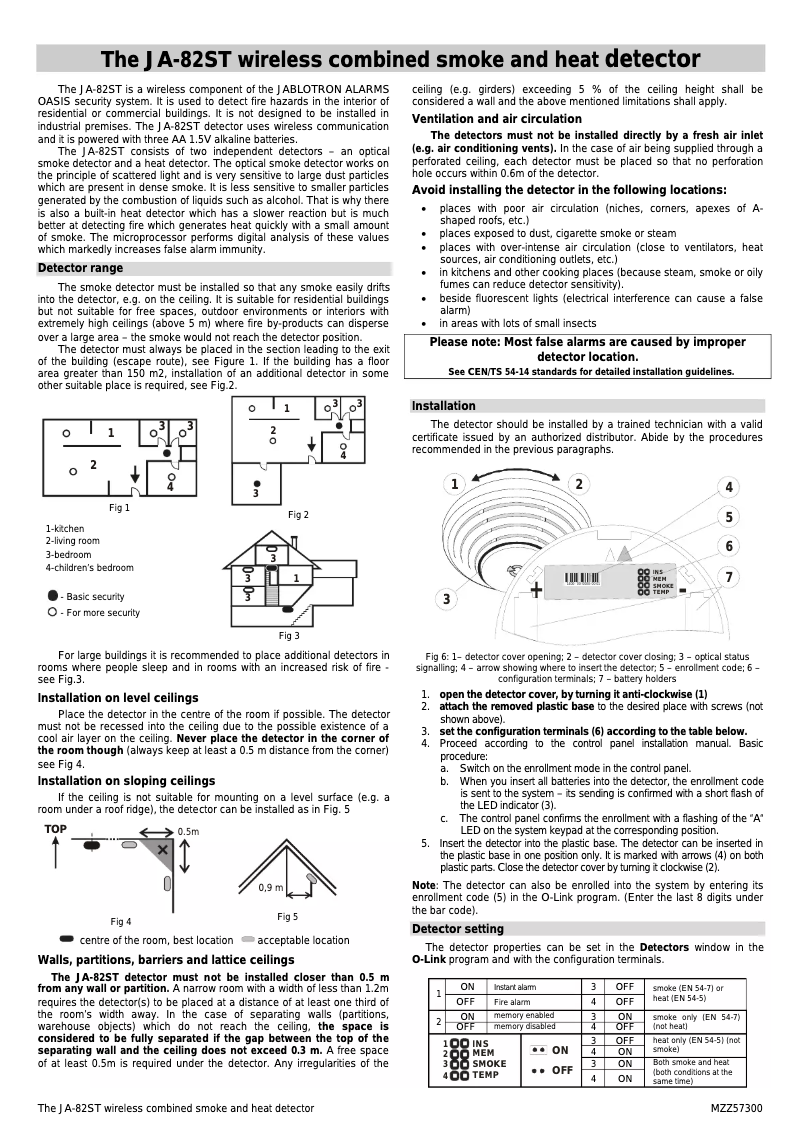 Page 1 de la notice Manuel utilisateur Joblotron JA-82ST