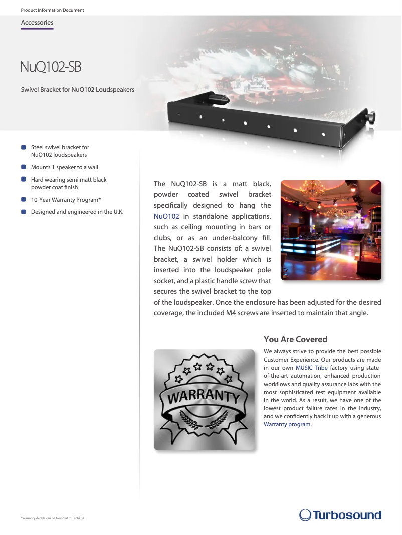 Image de la première page du manuel de l'appareil NuQ102-SB