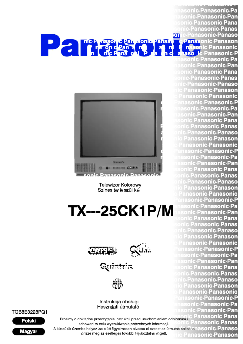 Image de la première page du manuel de l'appareil TX-25CK1P