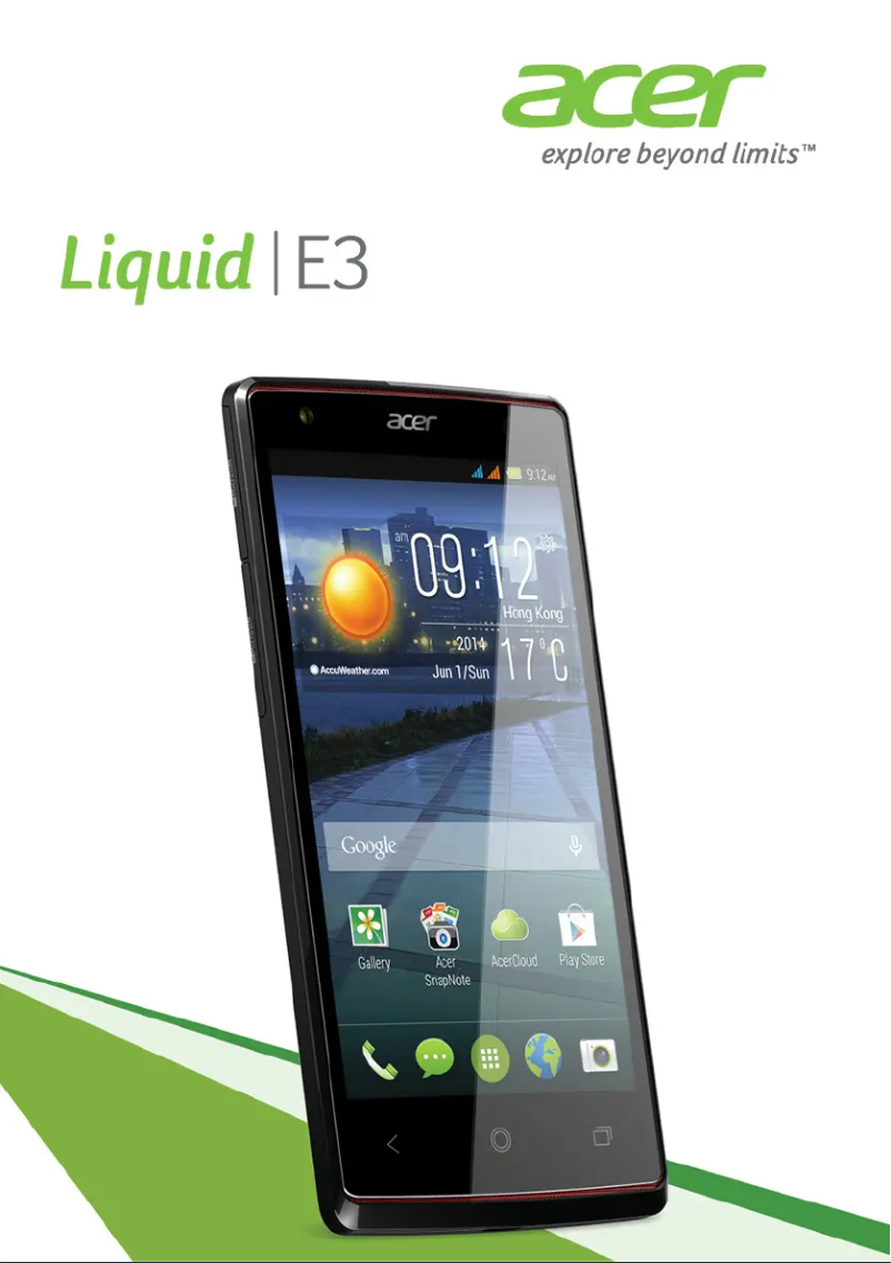 Página 1 del manual Manual de usuario Acer Liquid E3 Duo