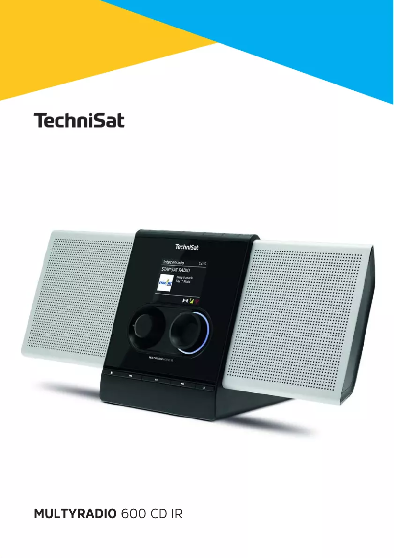 Page n°1 - Manuel utilisateur TechniSat Multyradio 600 CD IR