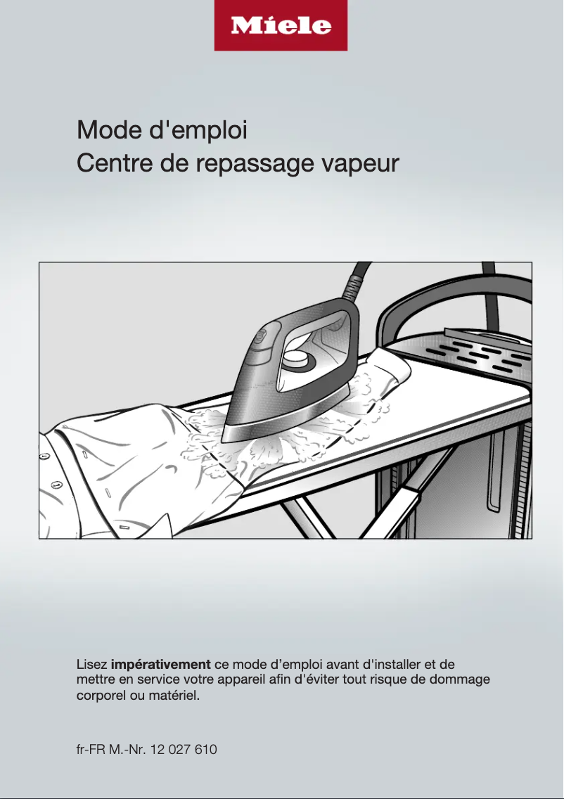 Image de la première page du manuel de l'appareil FashionMaster B 4826
