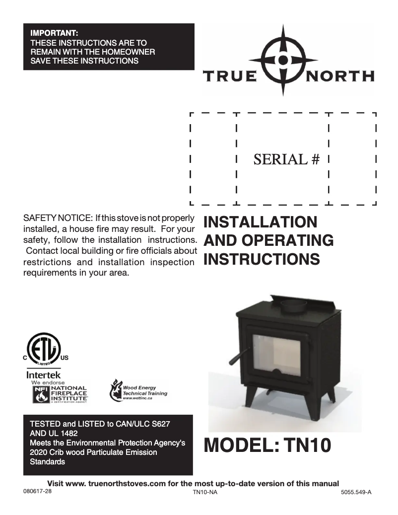 Image de la première page du manuel de l'appareil TN10