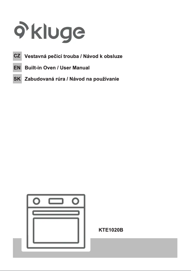 Image de la première page du manuel de l'appareil KTE1020B