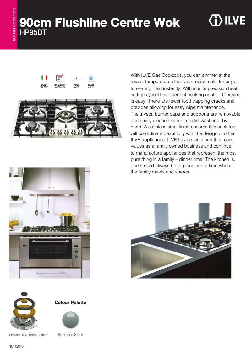 Page n°1 - Manuel utilisateur Ilve HP95DT