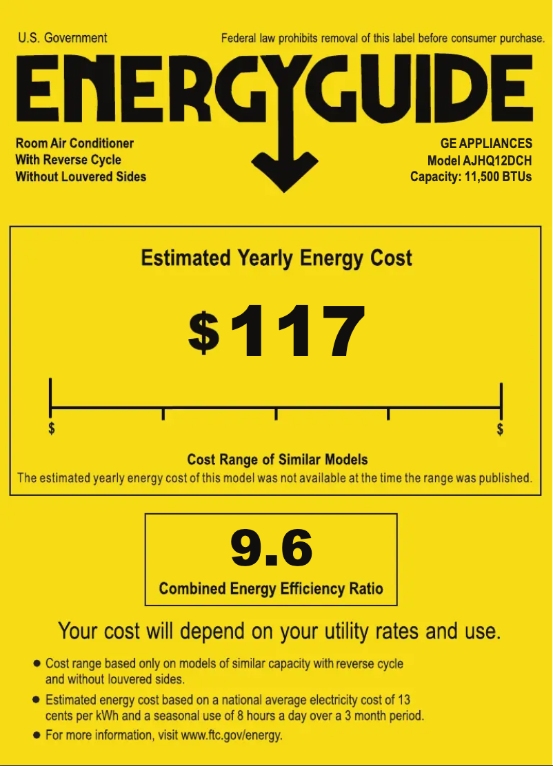 Image de la première page du manuel de l'appareil AJHQ12DCH