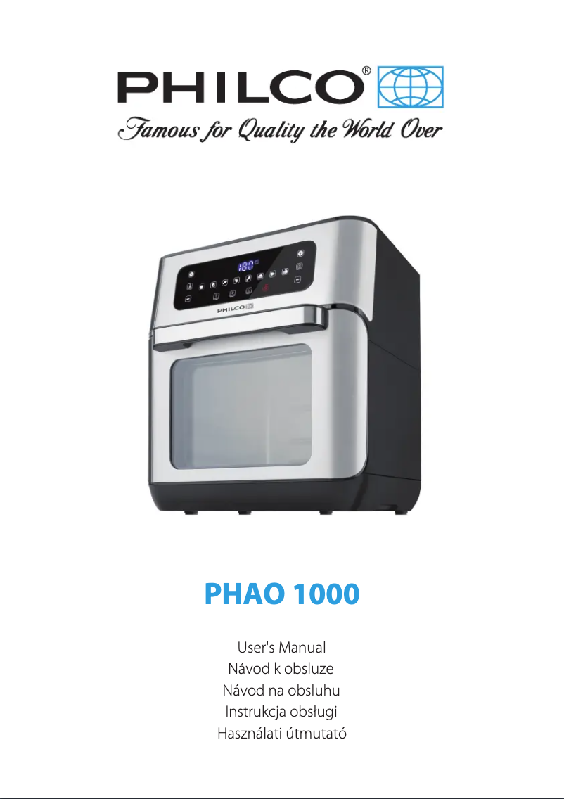 Image de la première page du manuel de l'appareil PHAO 1000