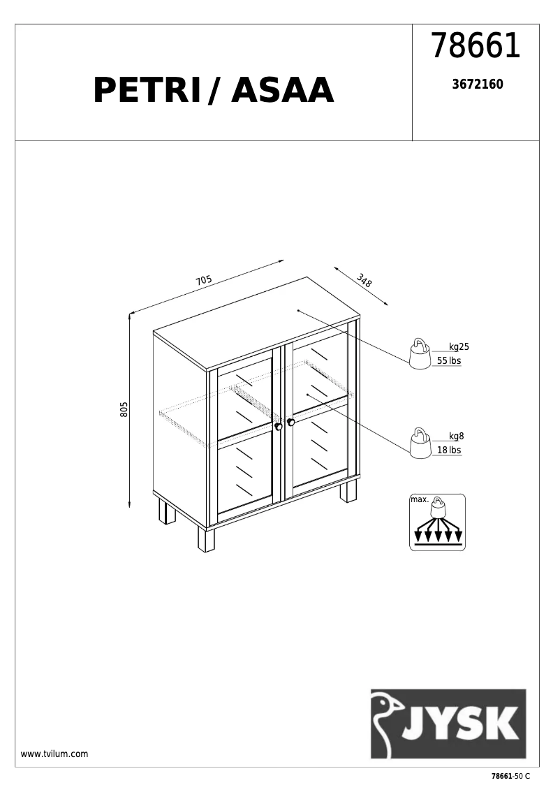 Page 1 de la notice Manuel utilisateur JYSK Asaa