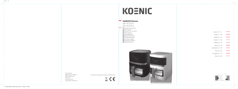 Page n°1 - Manuel utilisateur Koenic KAF 41323 B