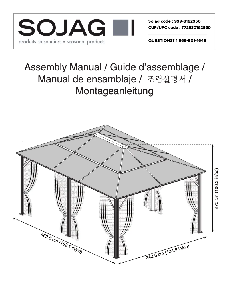 Page n°1 - Manuel utilisateur Sojag Meridien