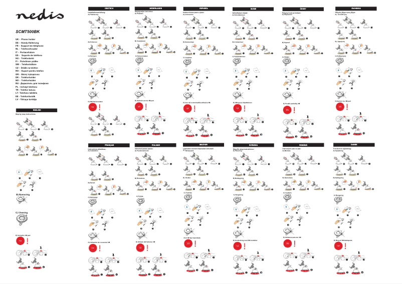Image de la première page du manuel de l'appareil SCMT500BK