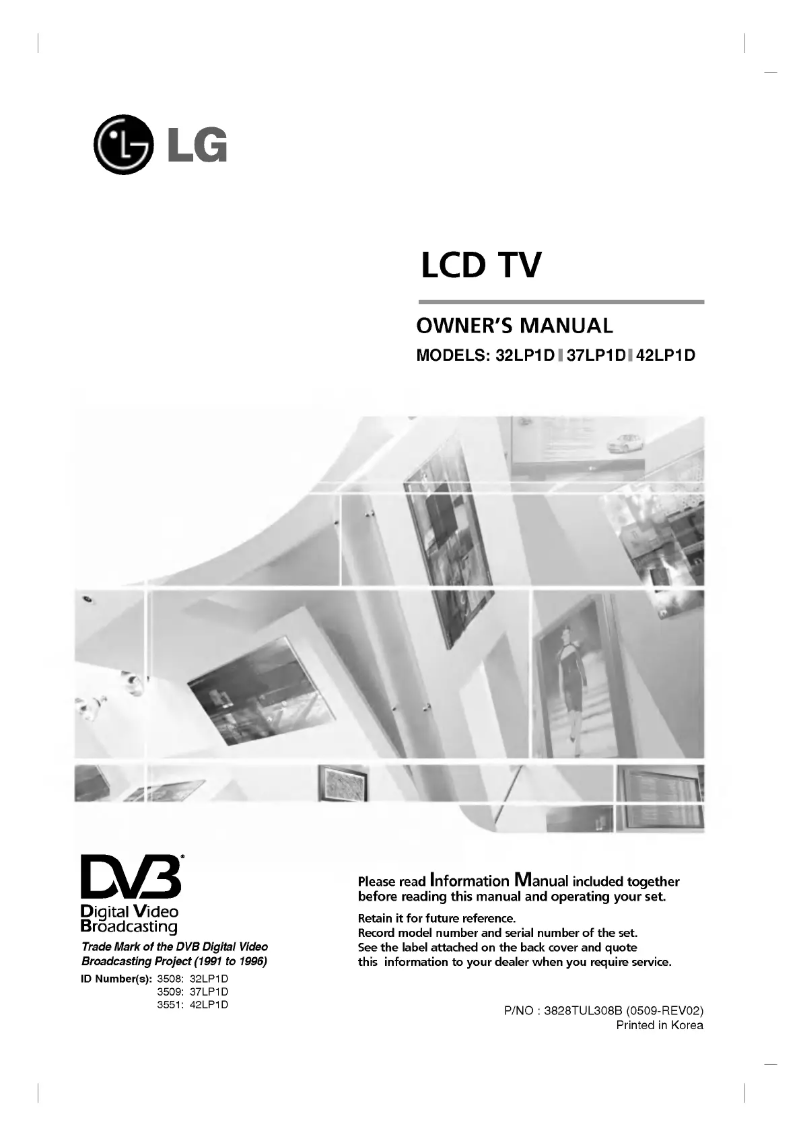 Página 1 del manual Manual de usuario LG 32LP1D