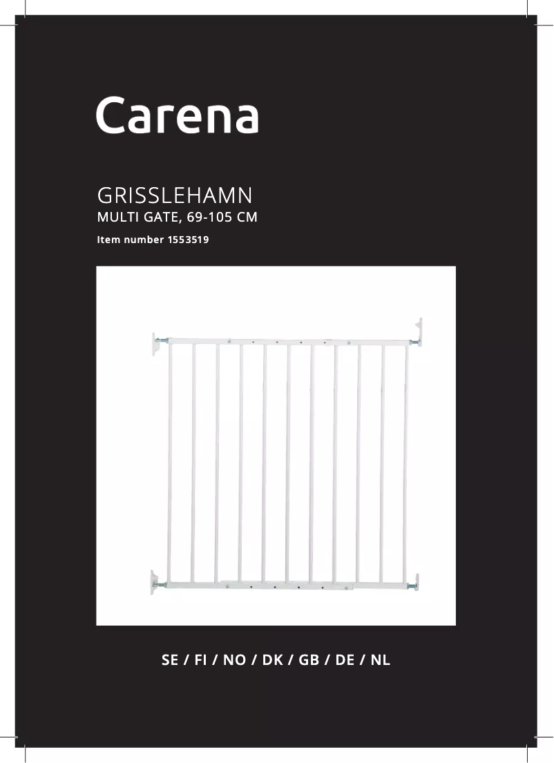 Page 1 de la notice Manuel utilisateur Carena Grisslehamn