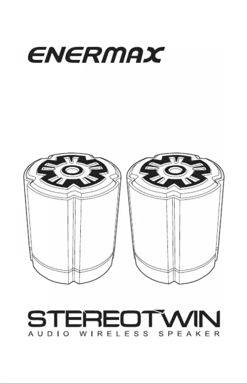 Page 1 de la notice Manuel utilisateur Enermax Stereotwin EAS02S