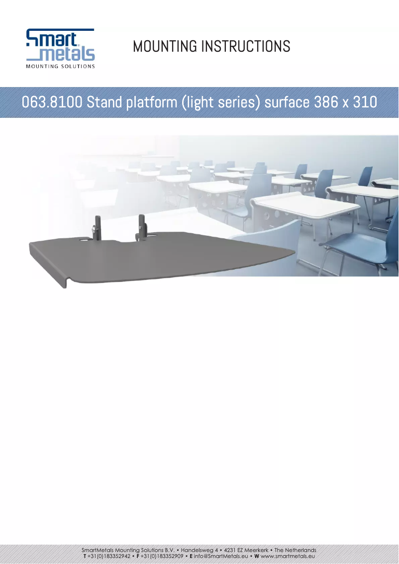 Page 1 de la notice Manuel utilisateur SmartMetals 063.8100