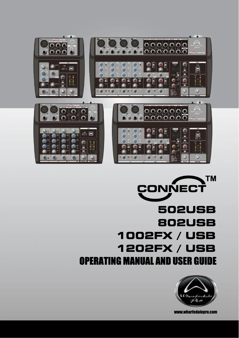 Page 1 de la notice Manuel utilisateur Wharfedale Connect 802