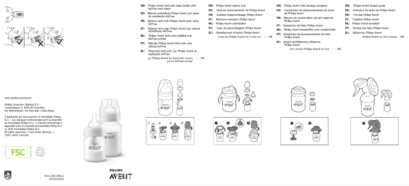 Página 1 del manual Manual de usuario Philips AVENT SCD807