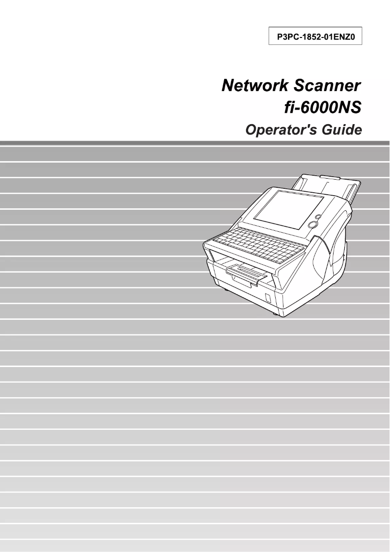 Page n°1 - Manuel utilisateur Fujitsu Siemens Fi-6000ns