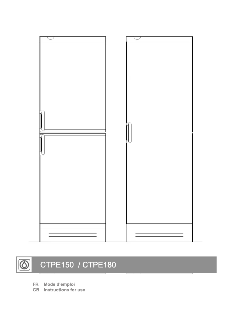 Page n°1 - Manuel utilisateur La Sommelière CTPE180