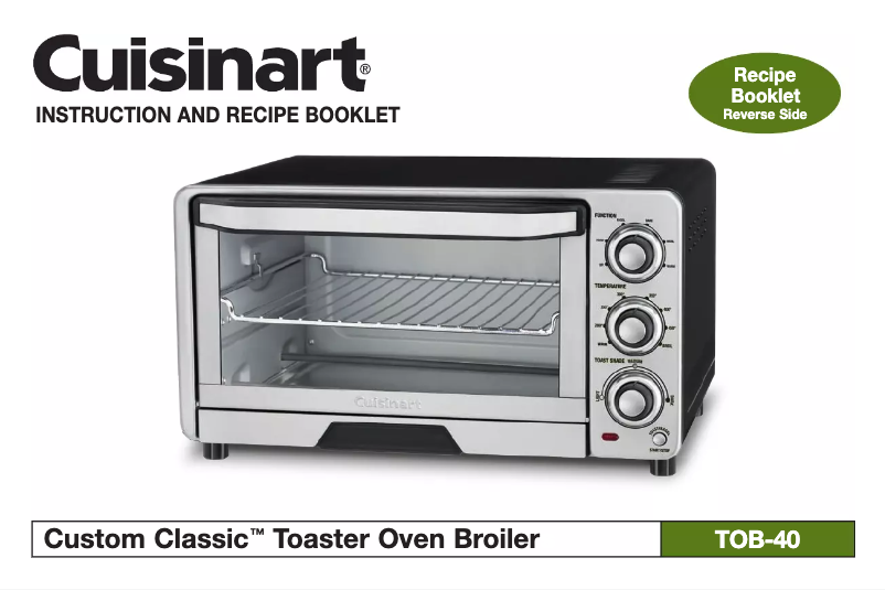 Page n°1 - Manuel utilisateur Cuisinart TOB40N