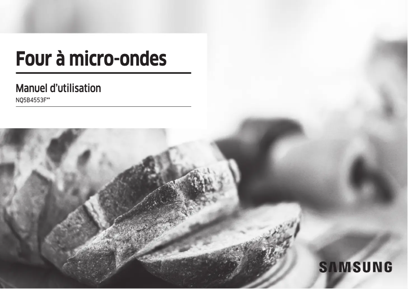 Image de la première page du manuel de l'appareil NQ5B4553FDW
