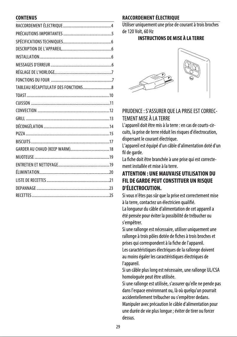 Page n°1 - Manuel utilisateur DeLonghi Livenza Compact EO141150M