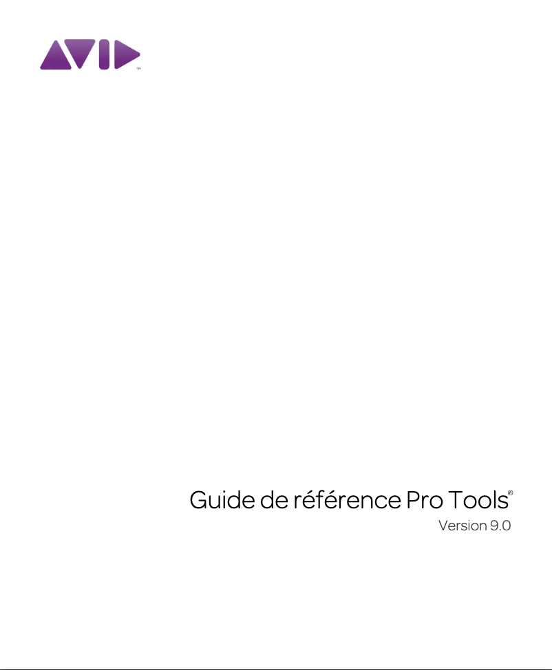 Image de la première page du manuel de l'appareil Pro Tools 9.0