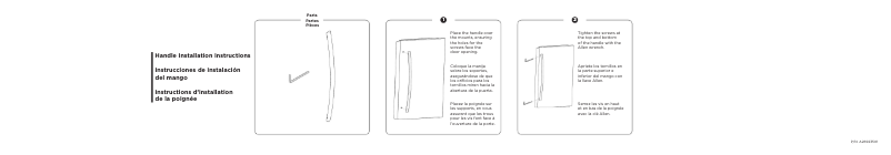 Page n°1 - Guide d'installation Frigidaire GRFN2023AF