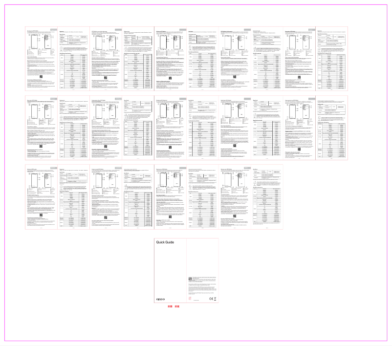 Image de la première page du manuel de l'appareil Reno 12 Pro
