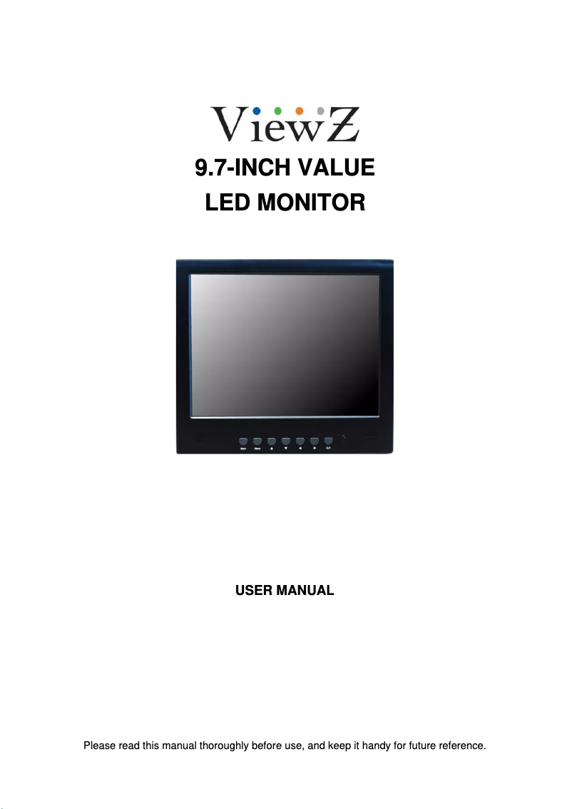 Image de la première page du manuel de l'appareil VZ-097RTLD